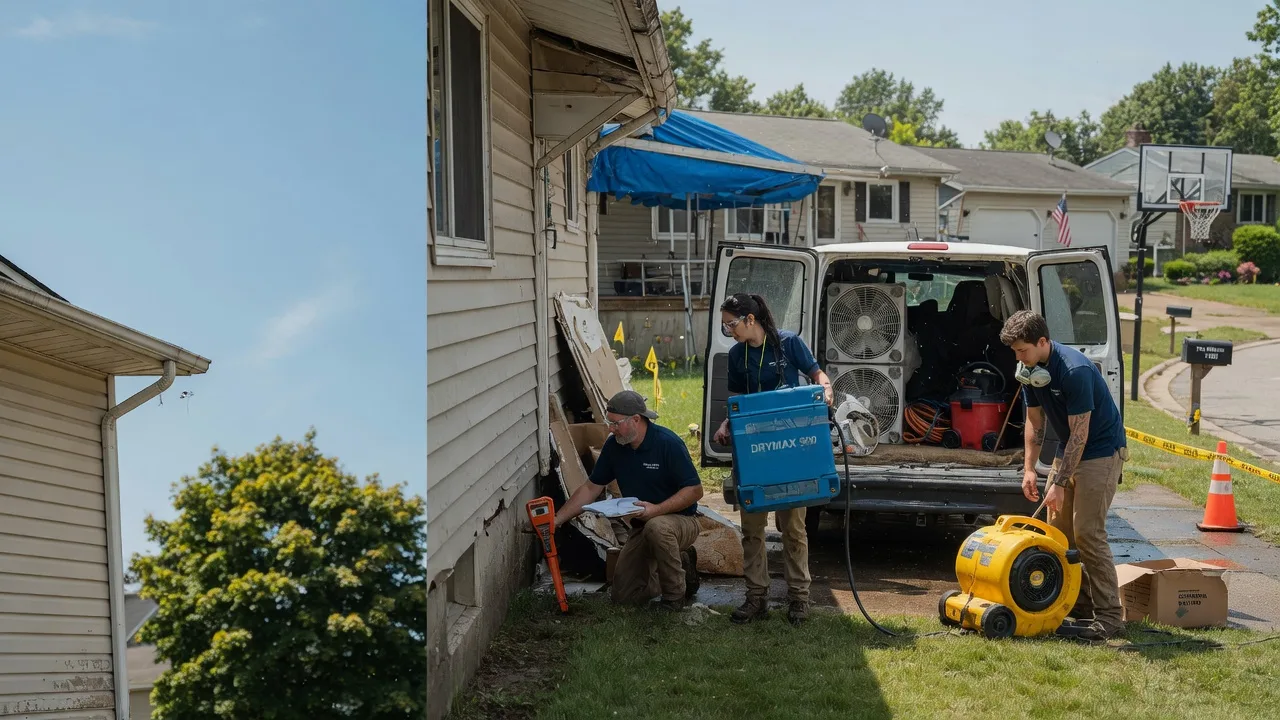 Ceiling Leak Cleanup in Bellwood, IL near me